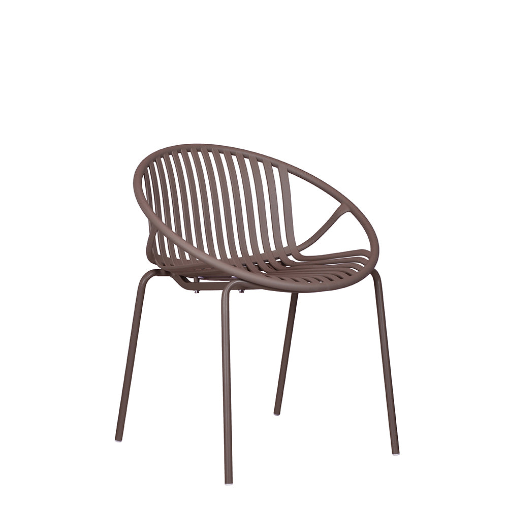 Plaststol Nanna – Taupe