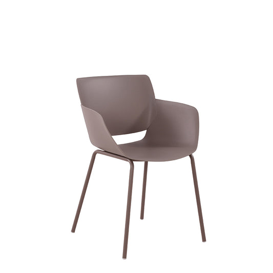 Plaststol Olivia – Taupe