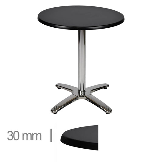Restaurangbord Werzalit Svart