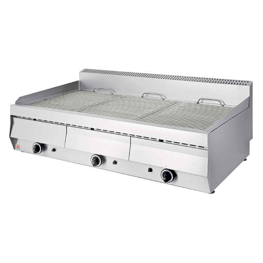 Vattengrill gas 3-zoner 33 kW - Grillyta 3x (360x570 mm)