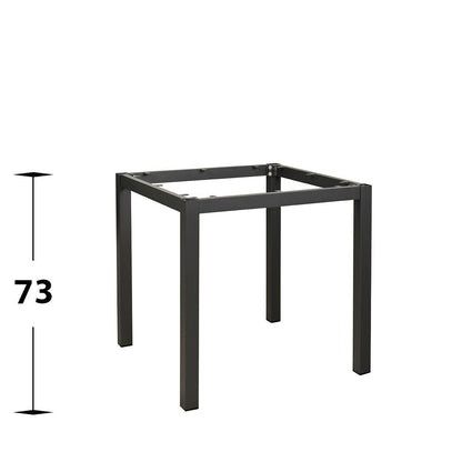 Utebordsstativ Borgholm – Antracit / För skiva 80 x 80 cm