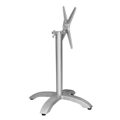 Utebordsstativ Mölle – enkel, fällbar, silver