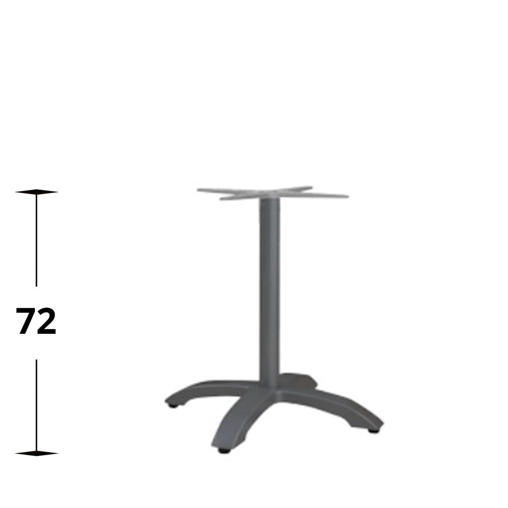 Utebordsstativ Mölle – enkel, fast, antracit