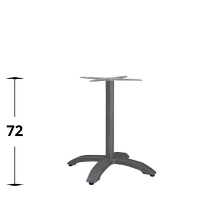 Utebordsstativ Mölle – enkel, fast, antracit