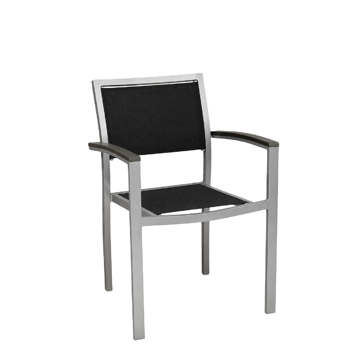 Utestol Vanja – Silver/svart/grå