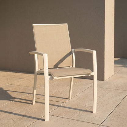 Utestol Viola – Crème/taupe