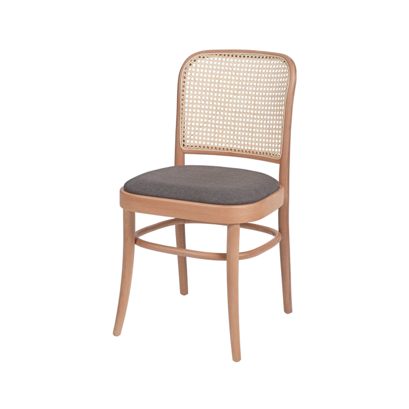 Trästol Freja Grå Sits