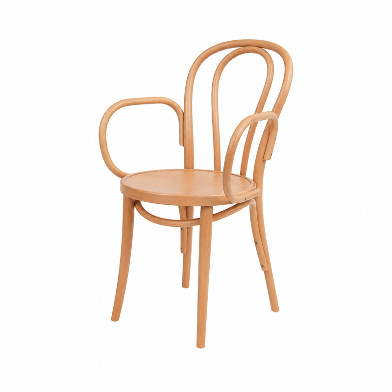 Restaurangstol MONET 18 ARM natur