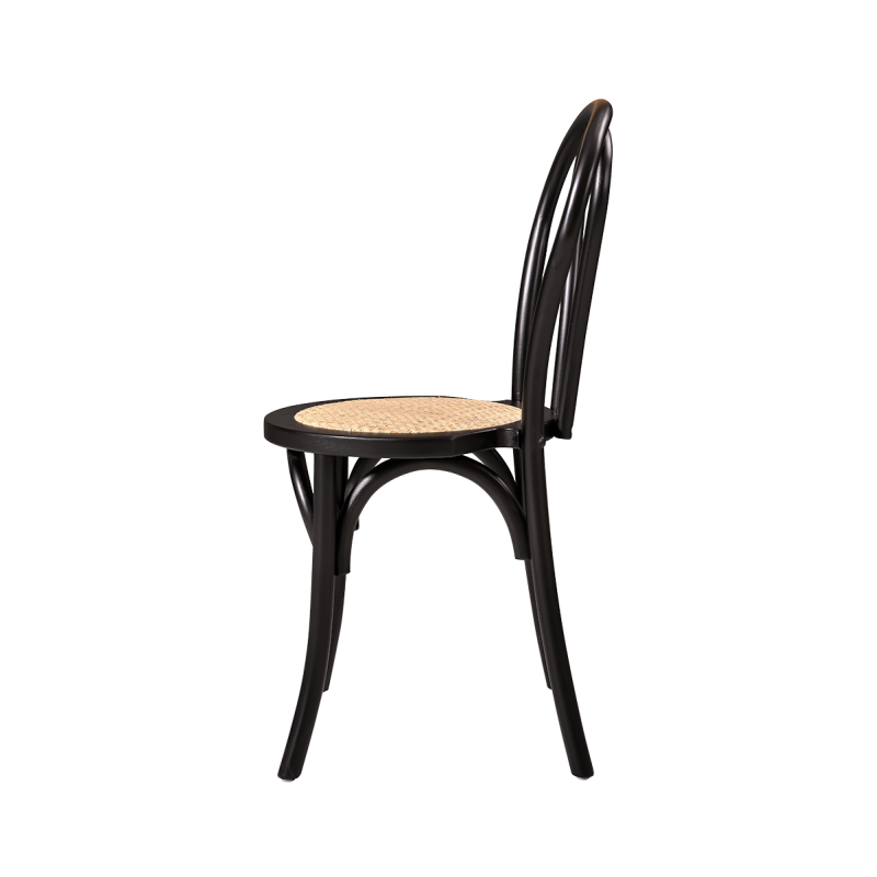 Bröllopsstol MONET WOOD RT svart