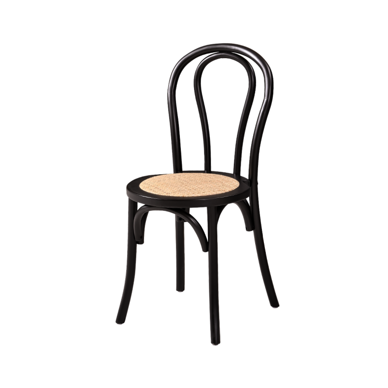 Bröllopsstol MONET WOOD RT svart