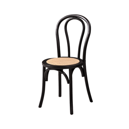 Bröllopsstol MONET WOOD RT svart